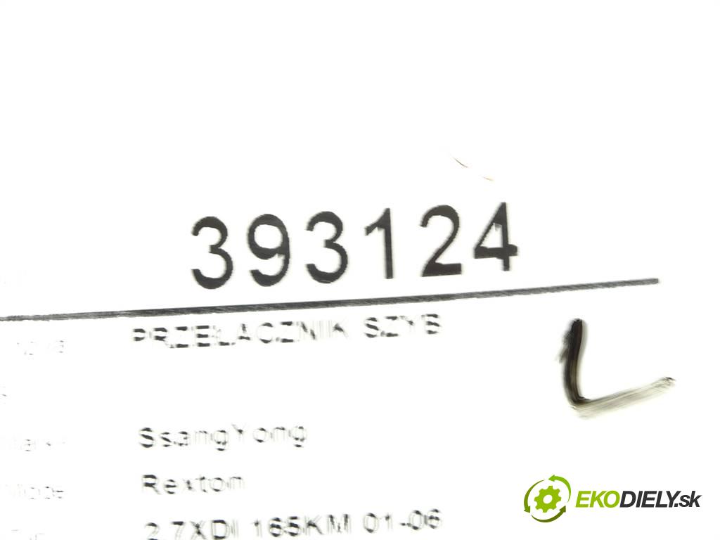 SsangYong Rexton  2004 121 kW 2.7XDI 165KM 01-06 2700 Prepínač okien 96327954 (Prepínače, spínače, tlačidlá a ovládače kúrenia)