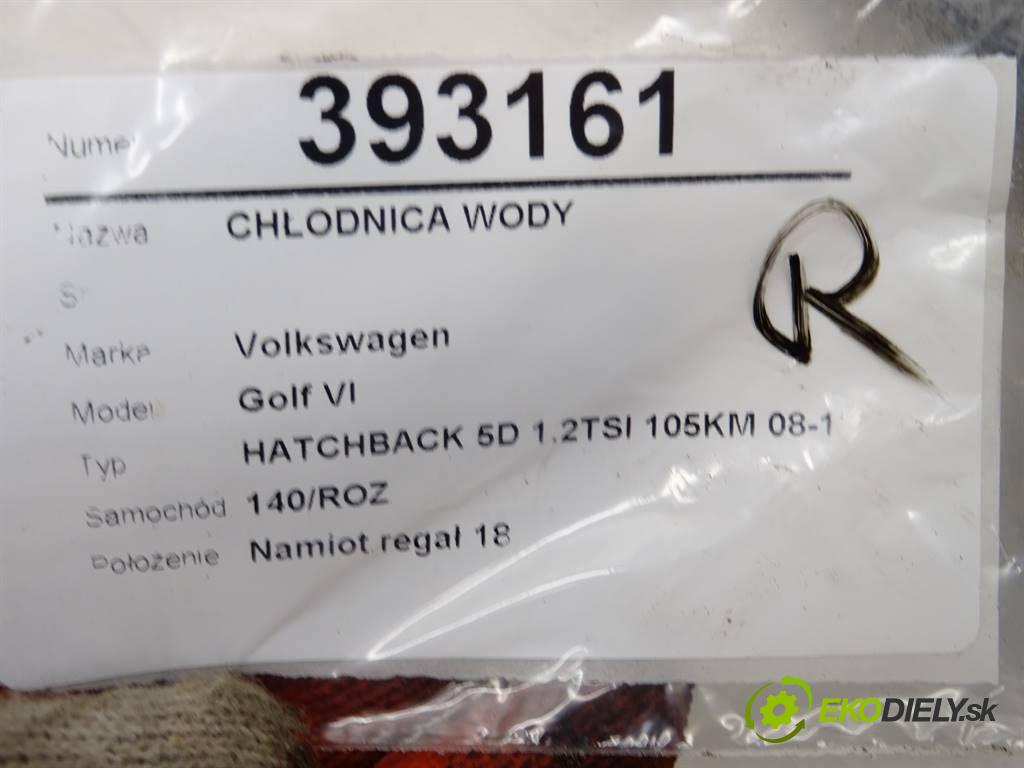Volkswagen Golf VI  2010 77 kW HATCHBACK 5D 1.2TSI 105KM 08-13 1200 Chladič vody 1K0121251CL (Chladiče vody)