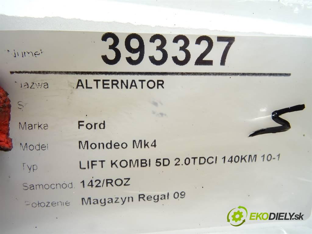 Ford Mondeo Mk4  2011 103 kW LIFT KOMBI 5D 2.0TDCI 140KM 10-14 2000 Alternátor AG9T-10300-BA (Alternátory)
