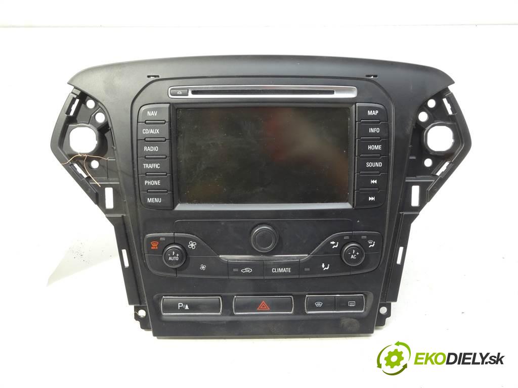 Ford Mondeo Mk4  2011 103 kW LIFT KOMBI 5D 2.0TDCI 140KM 10-14 2000 RADIO Navigácia BS7T18K931EC (Audio zariadenia)
