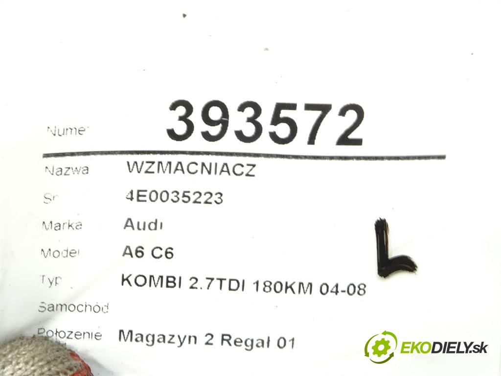 Audi A6 C6    KOMBI 2.7TDI 180KM 04-08  zesilovač 4F0910223G (Zesilovače)