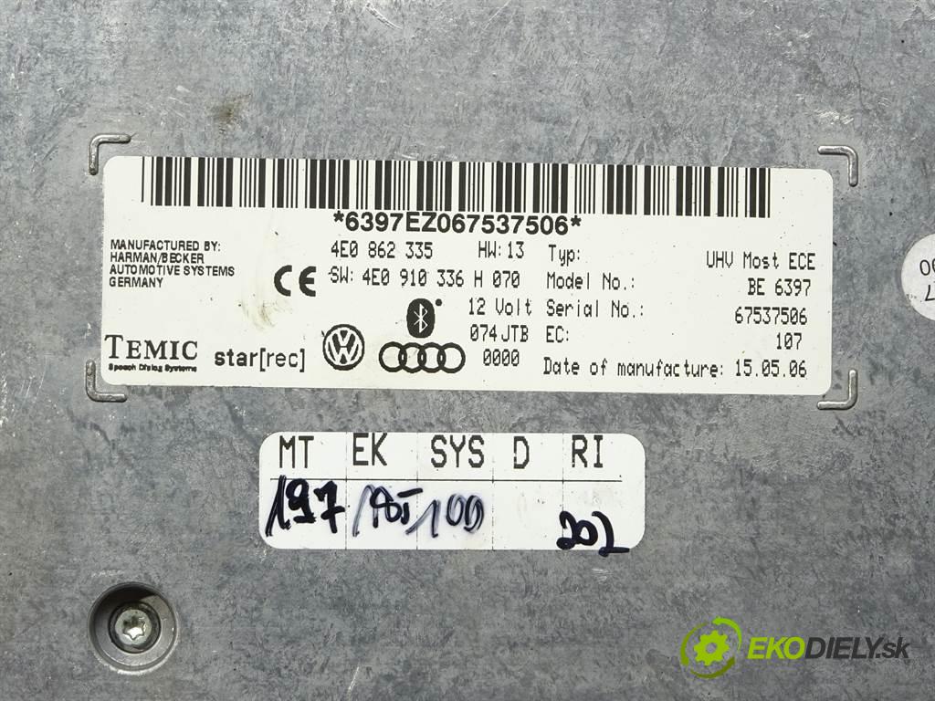 Audi A6 C6    KOMBI 2.7TDI 180KM 04-08  Modul BLUETOOTH 4E0862335 (Ostatné)