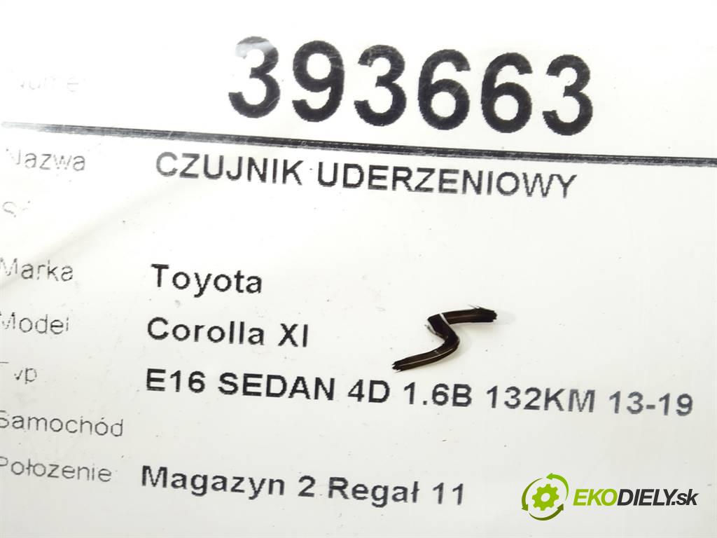 Toyota Corolla XI    E16 SEDAN 4D 1.6B 132KM 13-19  snímač nárazu 89831-02150 (Snímače nárazu)