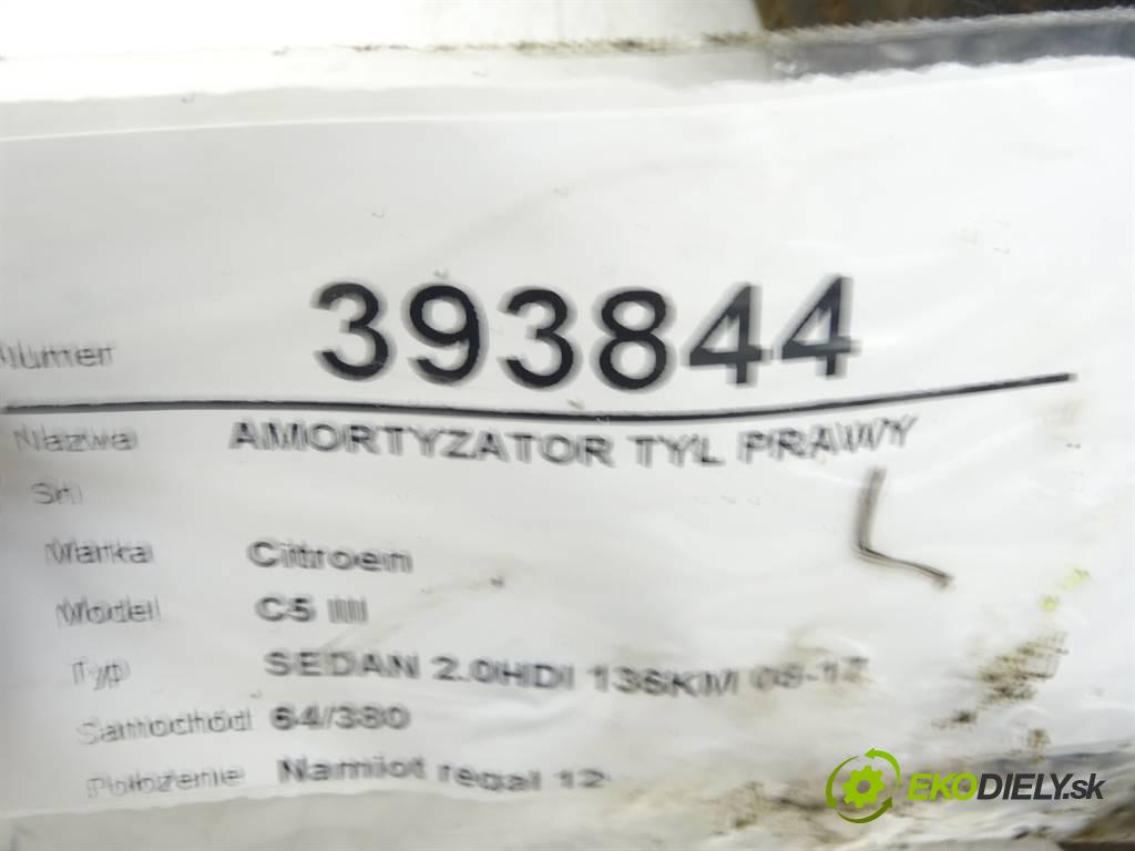 Citroen C5 III  2009 100 kW SEDAN 2.0HDI 136KM 08-17 2000 tlumič zadní část pravý 9688226480