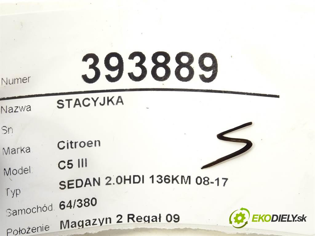 Citroen C5 III  2009 100 kW SEDAN 2.0HDI 136KM 08-17 2000 spinačka 36410600 (Spínacie skrinky a kľúče)