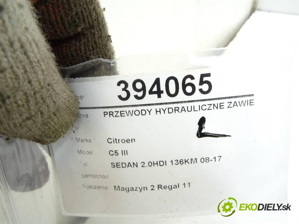 Citroen C5 III    SEDAN 2.0HDI 136KM 08-17  kable HYDRAULICKÉ nápravy 9684402480