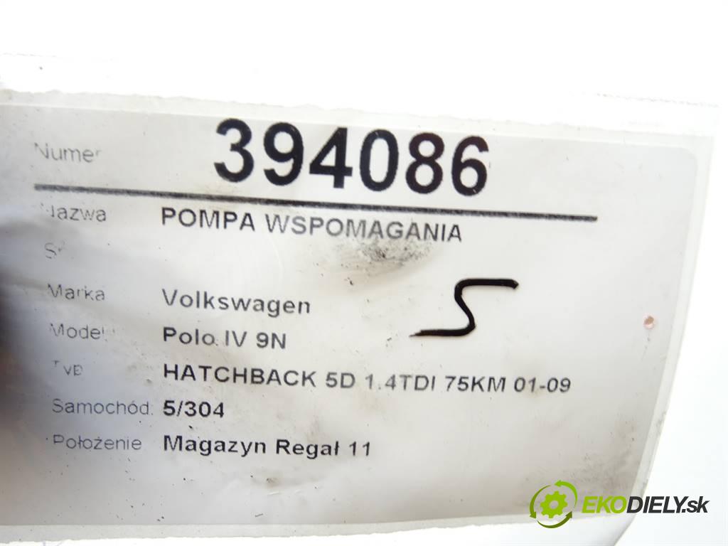 Volkswagen Polo IV 9N  2003 55 kW HATCHBACK 5D 1.4TDI 75KM 01-09 1400 Pumpa servočerpadlo  (Servočerpadlá, pumpy riadenia)