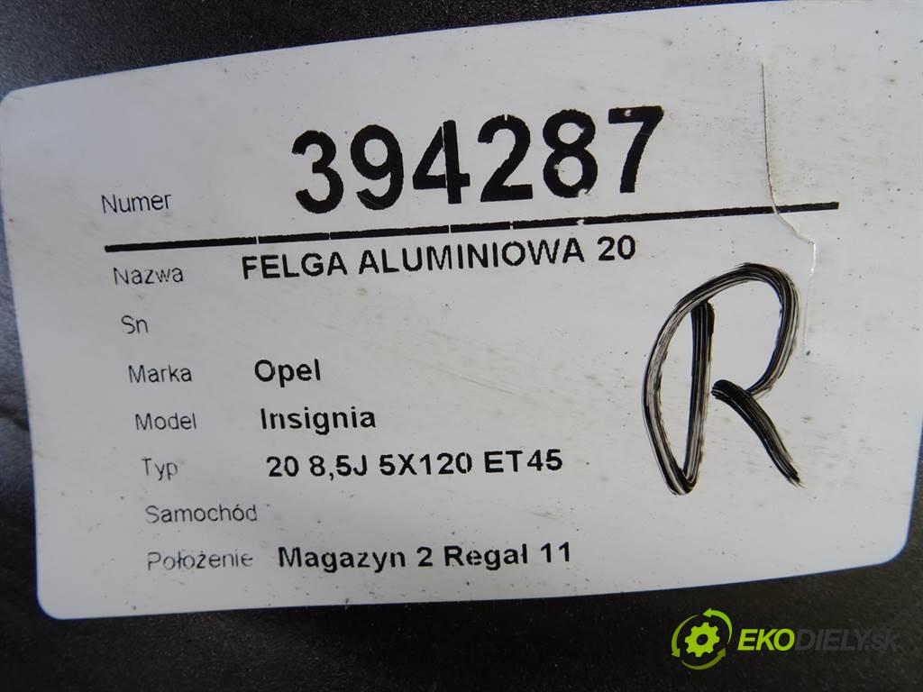 Opel Insignia    20 8,5J 5X120 ET45  disk 20  (Hliníkové)