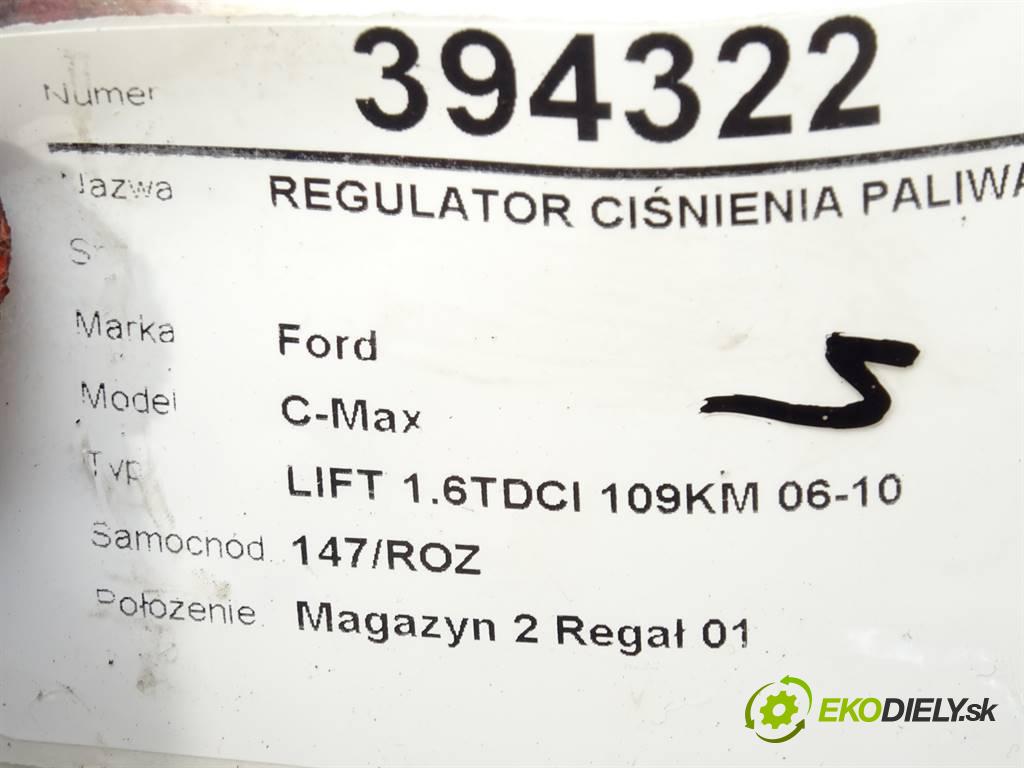 Ford C-Max  2009 109KM LIFT 1.6TDCI 109KM 06-10 1600 Regulátor tlaku paliva 0928400607 (Ostatné)