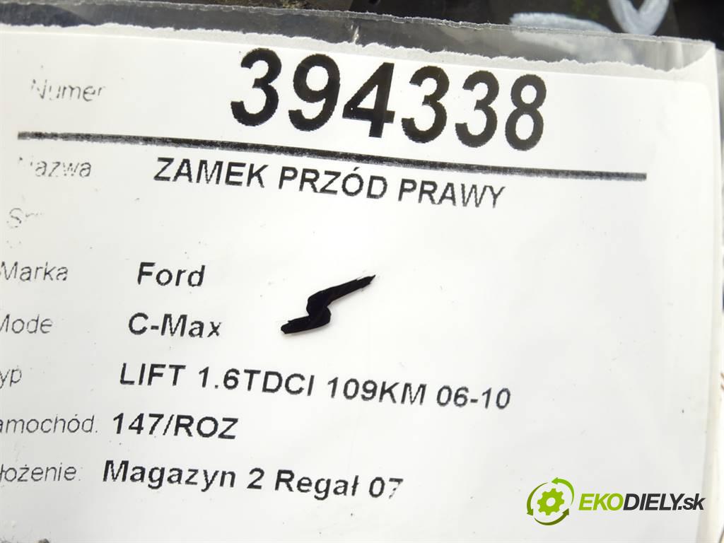 Ford C-Max  2009 109KM LIFT 1.6TDCI 109KM 06-10 1600 zámok přední část pravý 7M5AR21812AA