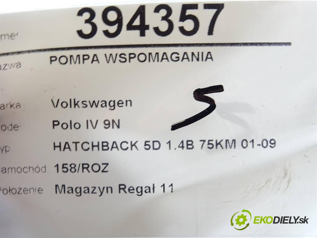 Volkswagen Polo IV 9N  2002 55kW HATCHBACK 5D 1.4B 75KM 01-09 1390 Pumpa servočerpadlo 6Q0423155AA (Servočerpadlá, pumpy riadenia)