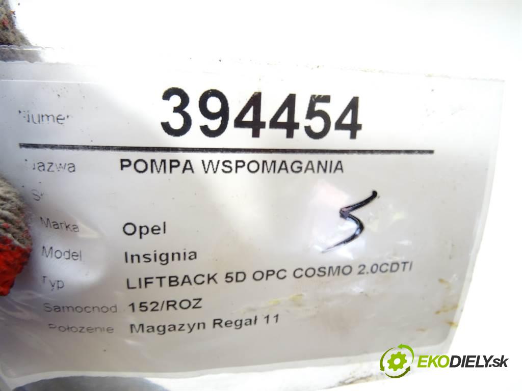 Opel Insignia  2012 118kW LIFTBACK 5D OPC COSMO 2.0CDTI 160KM 08-13 1956 Pumpa servočerpadlo 7805177251 (Servočerpadlá, pumpy riadenia)