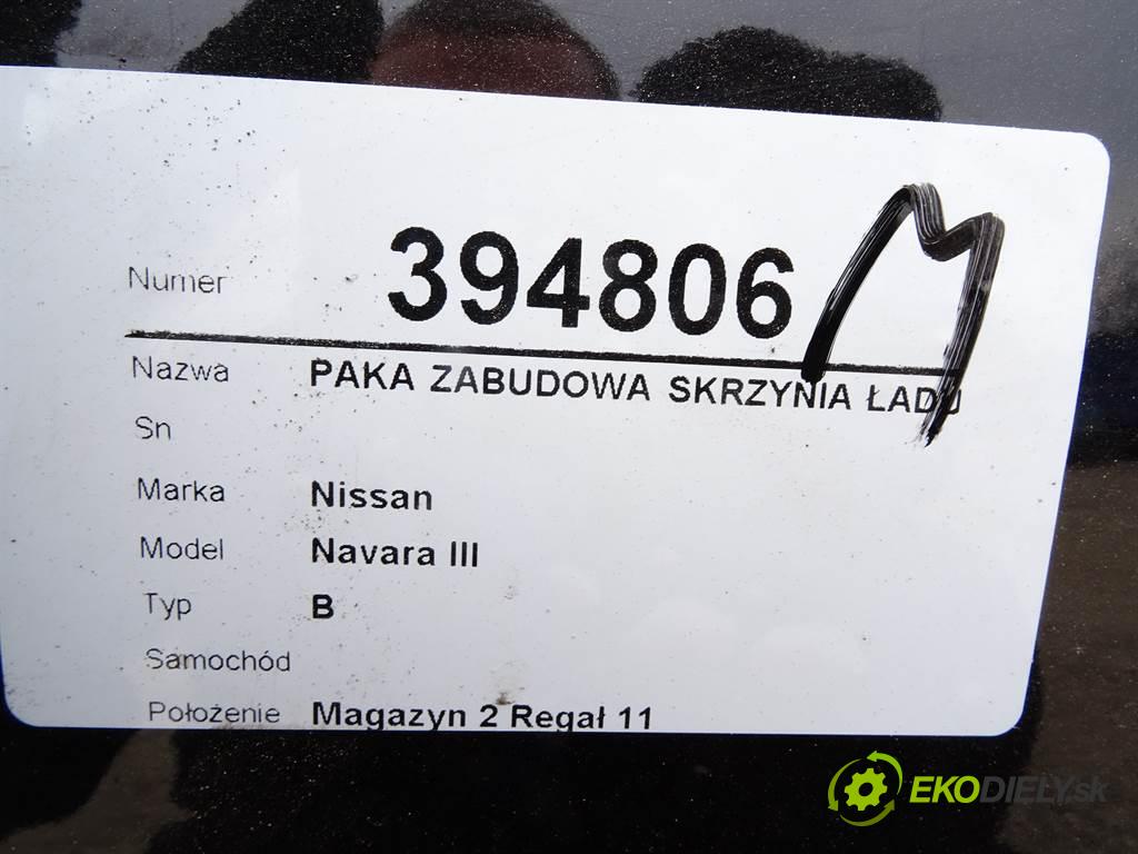 NISSAN NAVARA Platforma / podwozie (D23) 2015 - 2022    ---  Prepravka: BUDOVA: Prevodovka NALOŽIŤ: