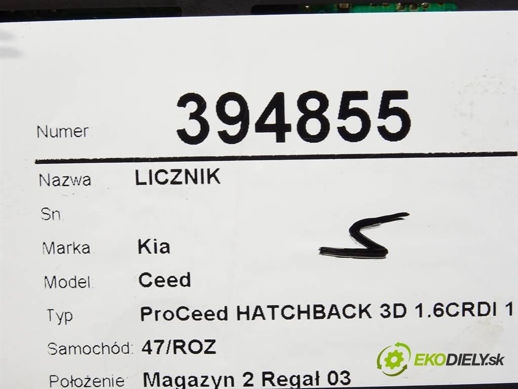 Kia Ceed  2012  ProCeed HATCHBACK 3D 1.6CRDI 115KM 07-12 1600 Prístrojovka 94024-1H151 (Prístrojové dosky, displeje)