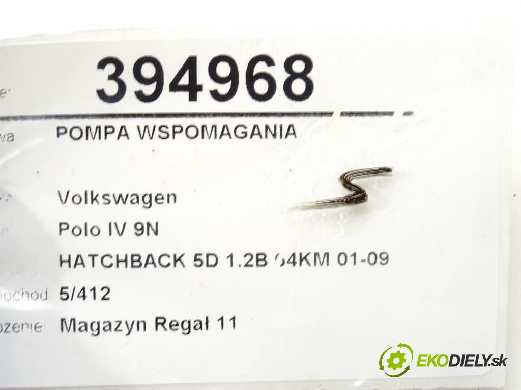 Volkswagen Polo IV 9N  2002 47kW HATCHBACK 5D 1.2B 64KM 01-09 1198 Pumpa servočerpadlo  (Servočerpadlá, pumpy riadenia)