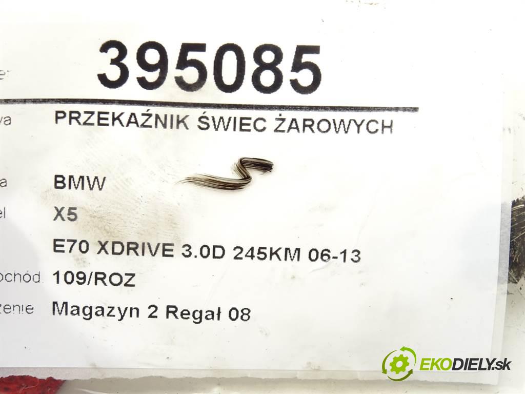 BMW X5  2011 245KM E70 XDRIVE 3.0D 245KM 06-13 3000 relé sviečok žhavenia GSE105 (Relé)