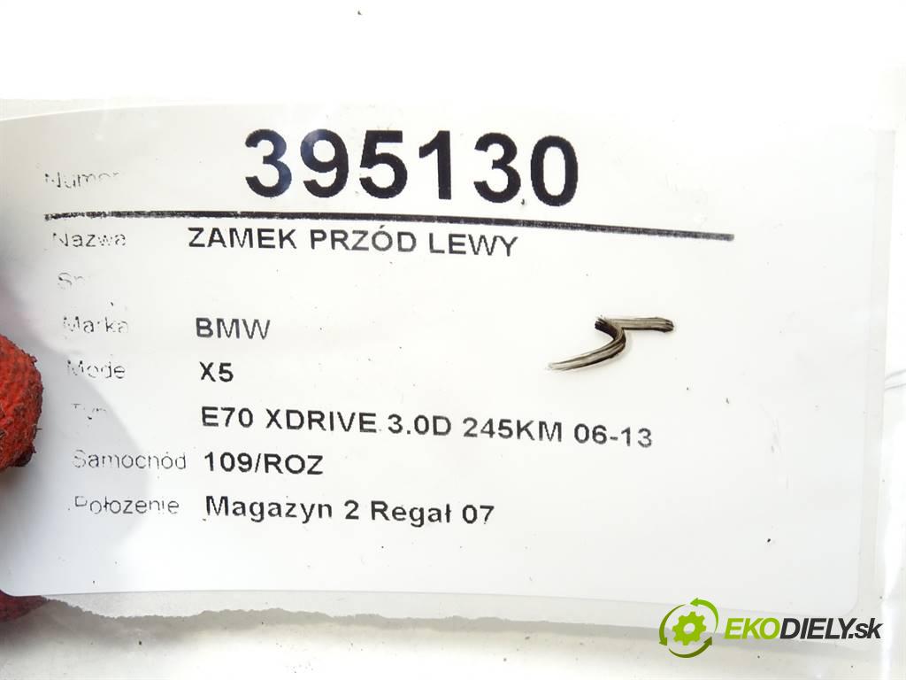 BMW X5  2011 245KM E70 XDRIVE 3.0D 245KM 06-13 3000 zámok přední část levý 7276661