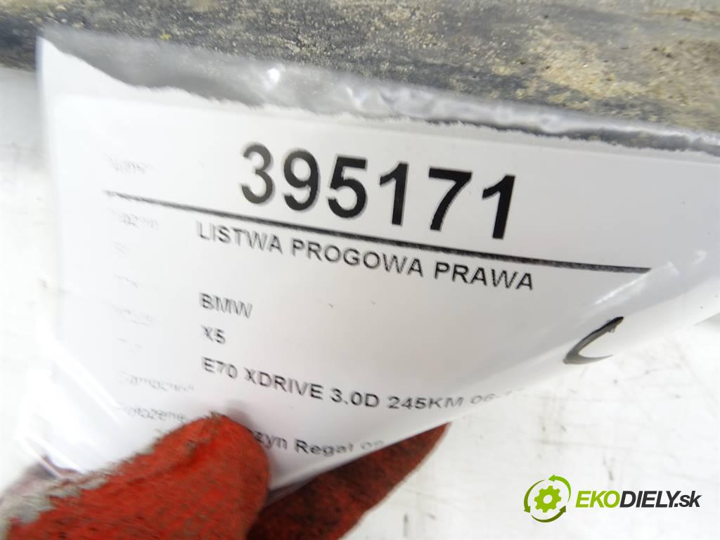 BMW X5    E70 XDRIVE 3.0D 245KM 06-13  lišta prahová pravá  (Lišty prahů)