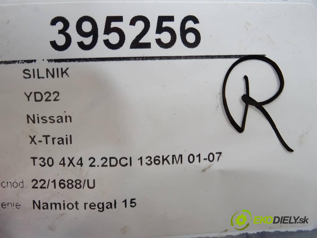 Nissan X-Trail  2006 100 kW T30 4X4 2.2DCI 136KM 01-07 2200 motor YD22 (Motory (kompletní))