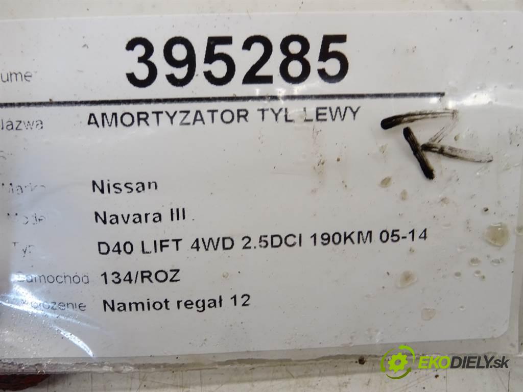 Nissan Navara III  2012 140 kW D40 LIFT 4WD 2.5DCI 190KM 05-14 2500 Tlmič zad ľavy  (Ostatné)