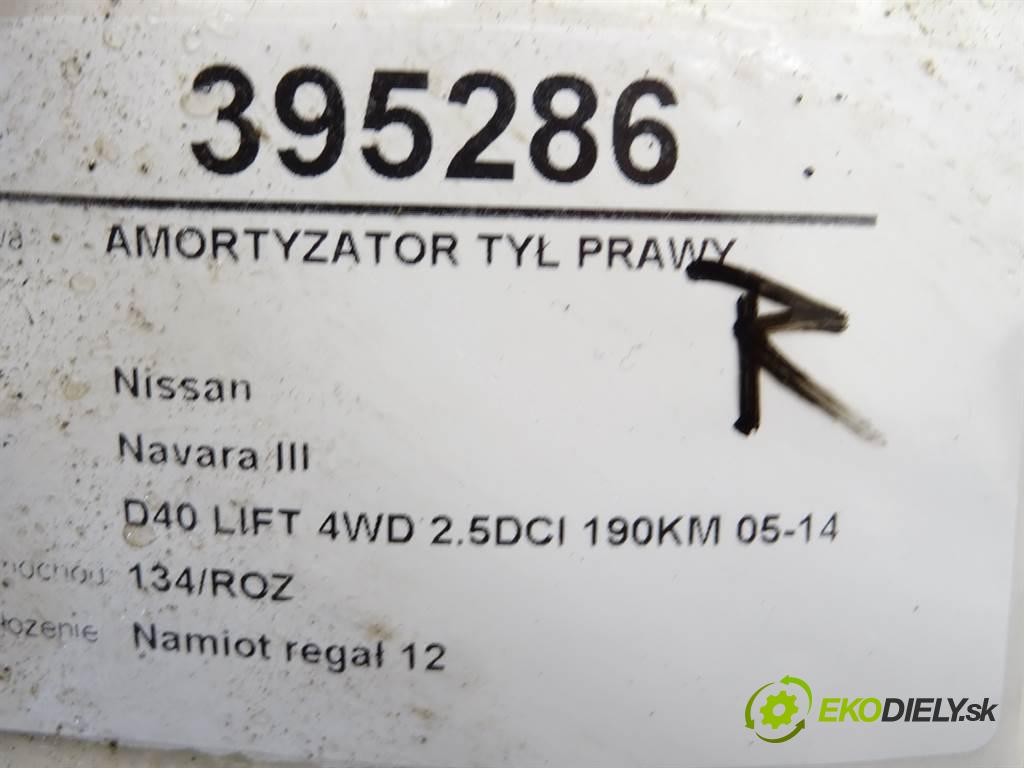 Nissan Navara III  2012 140 kW D40 LIFT 4WD 2.5DCI 190KM 05-14 2500 tlumič zadní část pravý