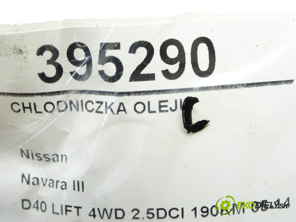 Nissan Navara III  2012 140 kW D40 LIFT 4WD 2.5DCI 190KM 05-14 2500 chladič oleje  (Chladiče oleje)