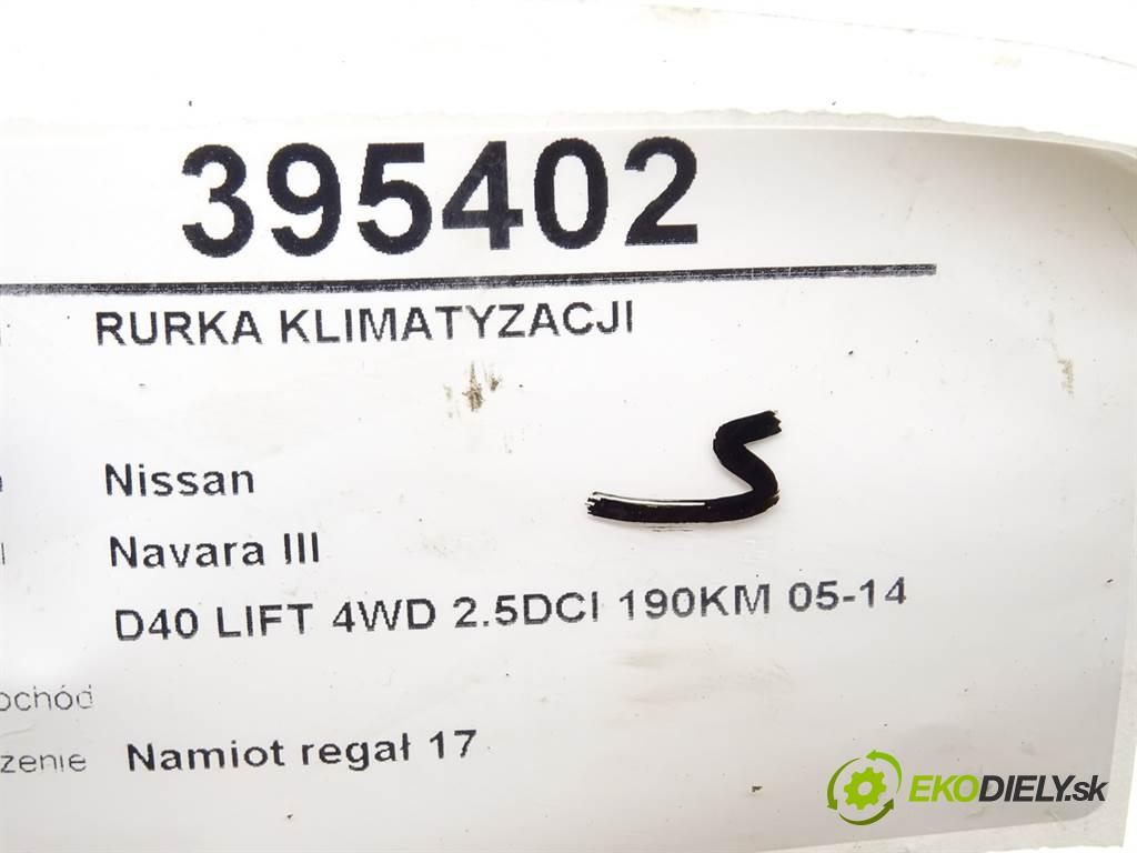 Nissan Navara III    D40 LIFT 4WD 2.5DCI 190KM 05-14  rúrka klimatizácie 924905X00A (Rúrky klimatizácie)