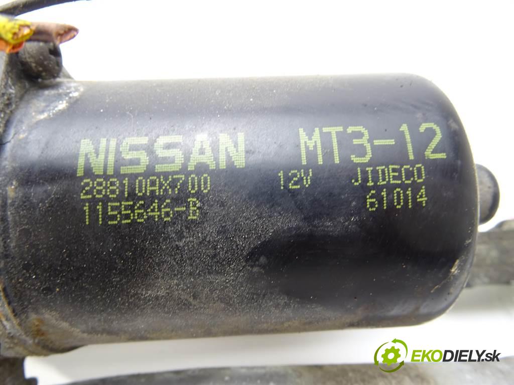 Nissan MICRA K12  2003 48 kW HATCHBACK 3D 1.5DCI 65KM 02-07 1500 Mechanizmus stieračov predný 28810AX700 (Motorčeky stieračov predné)