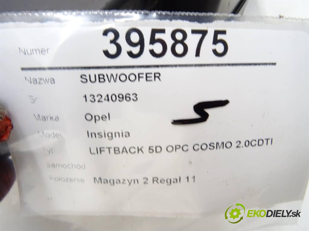 Opel Insignia    LIFTBACK 5D OPC COSMO 2.0CDTI 160KM 08-13  subwoofer 13240963 (Audio zariadenia)