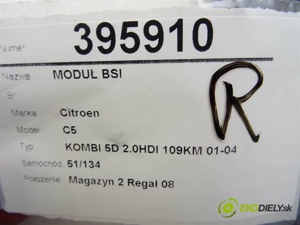 Citroen C5  2003 80kW KOMBI 5D 2.0HDI 109KM 01-04 1997 modul BSI 9651196880 (Pojistkové skříňky)