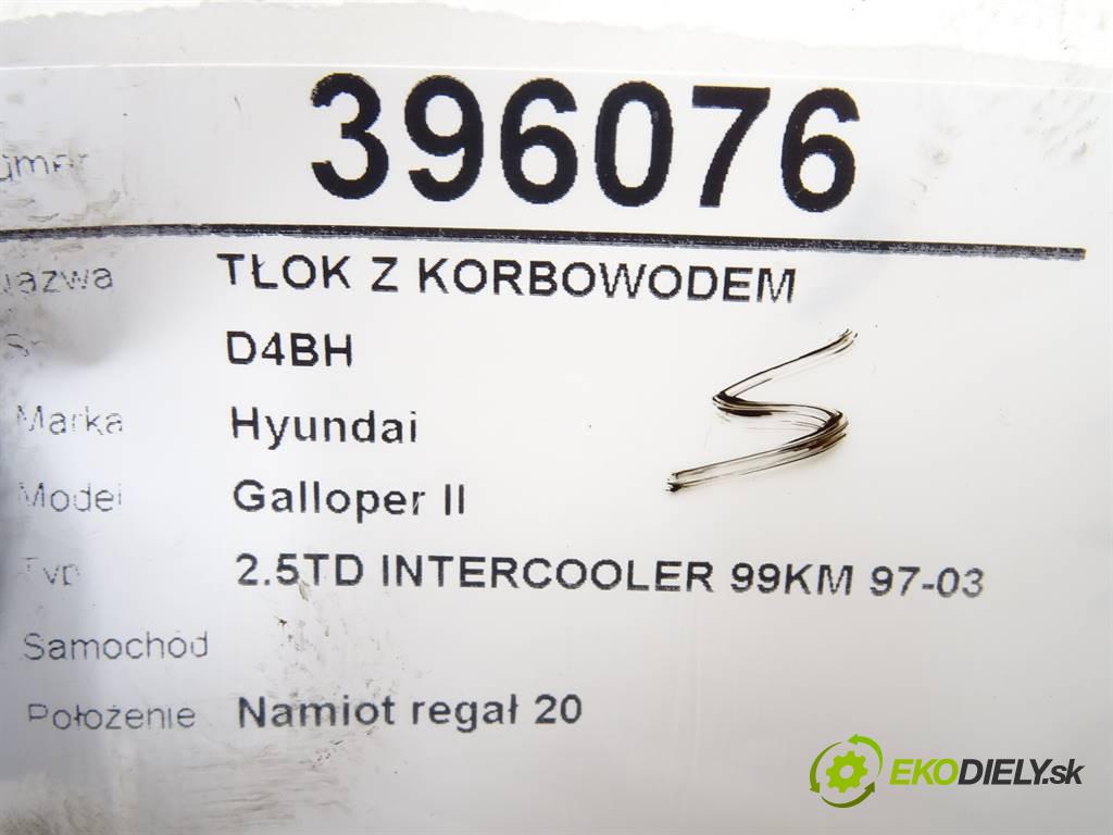 Hyundai Galloper II    2.5TD INTERCOOLER 99KM 97-03  PIEST: ojnica D4BH (Piesty)