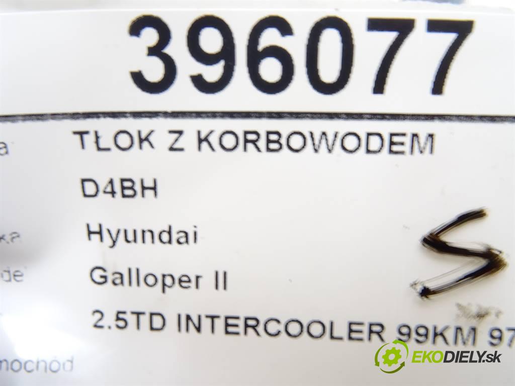 Hyundai Galloper II    2.5TD INTERCOOLER 99KM 97-03  PIEST: ojnica D4BH (Piesty)