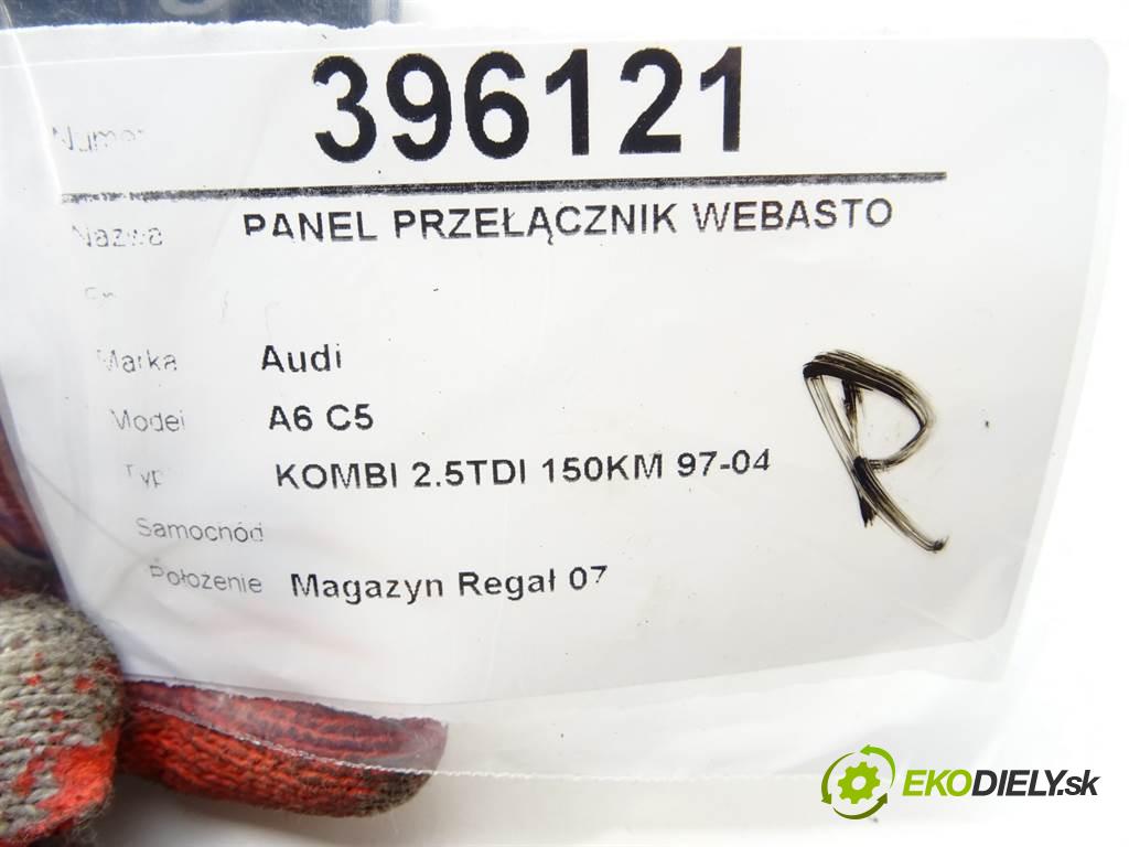 Audi A6 C5    KOMBI 2.5TDI 150KM 97-04  Panel Prepínač Webasto