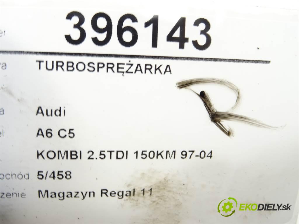 Audi A6 C5  1999 110 kW KOMBI 2.5TDI 150KM 97-04 2500 Turbodúchadlo,turbo 059145701G (Turbodúchadlá (kompletné))