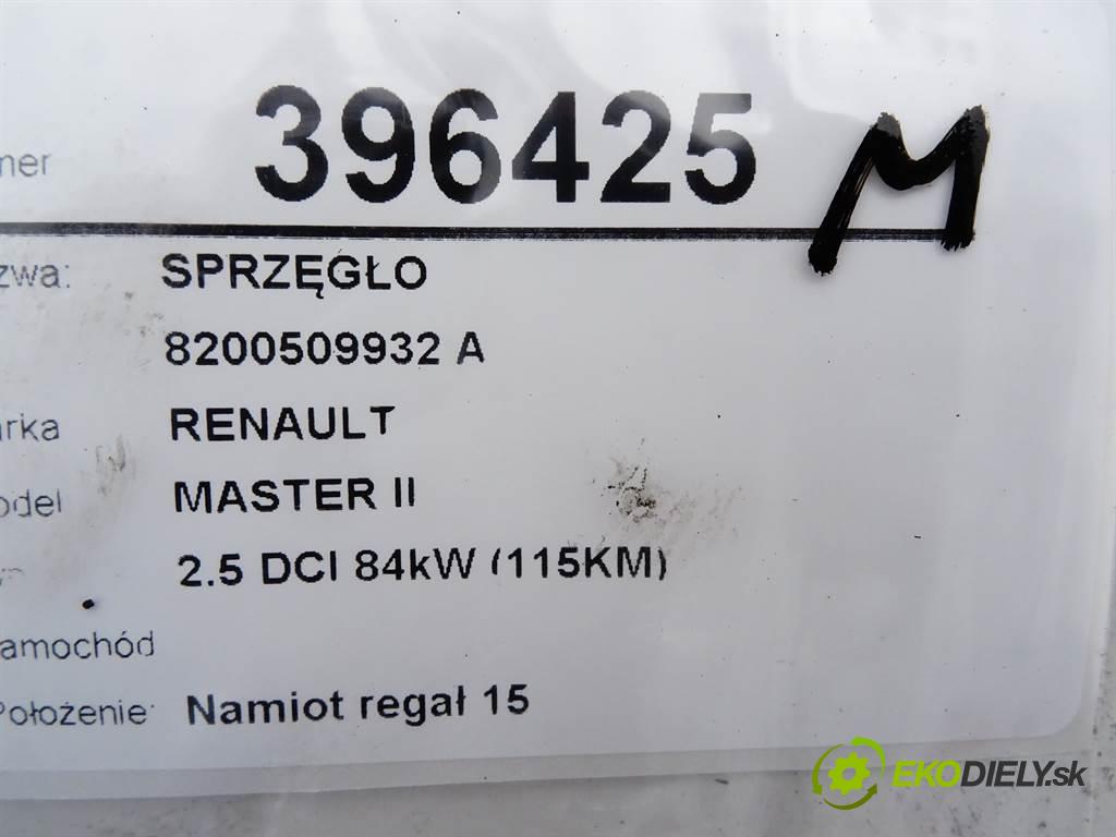 RENAULT MASTER II    2.5 DCI 84kW (115KM)  Spojková sada (bez ložiska) 8200509932 (Kompletné sady (bez ložiska))
