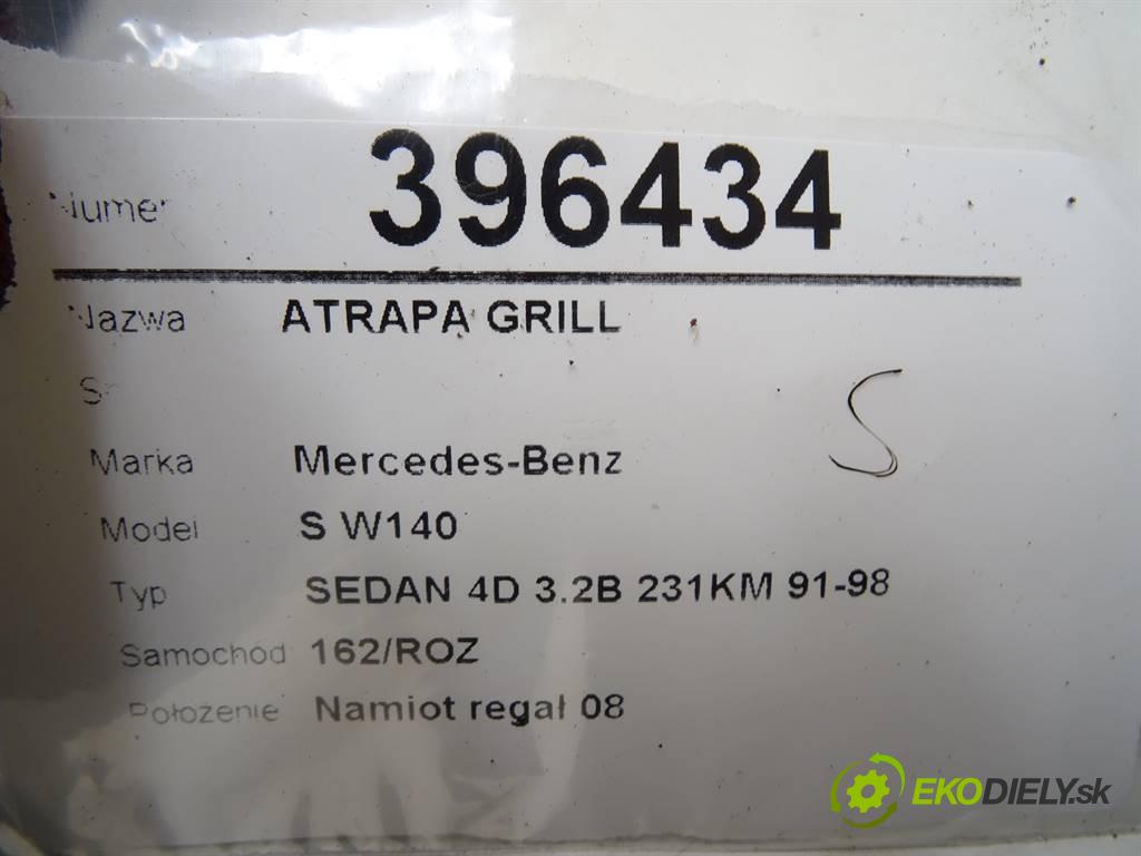 Mercedes-Benz S W140  1996 170 kW SEDAN 4D 3.2B 231KM 91-98 3200 mřížka maska 1408881241 (Mřížky (masky) chladičů)