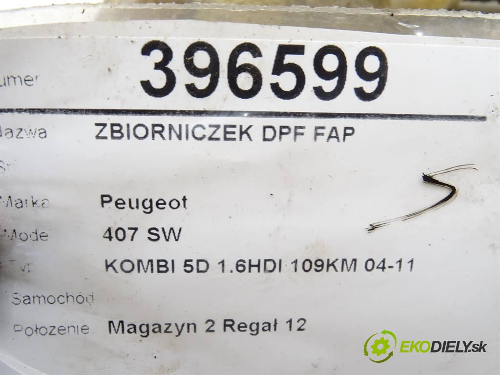 Peugeot 407 SW    KOMBI 5D 1.6HDI 109KM 04-11  Nádržka DPF FAP 9642944280 (Ostatné)