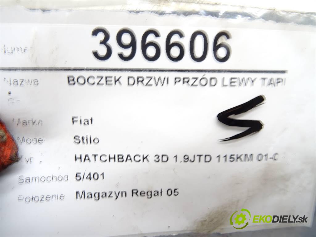 Fiat Stilo  2005 85 kW HATCHBACK 3D 1.9JTD 115KM 01-07 1900 čalúnenie Dvere predný ľavy tapacír  (Ostatné)