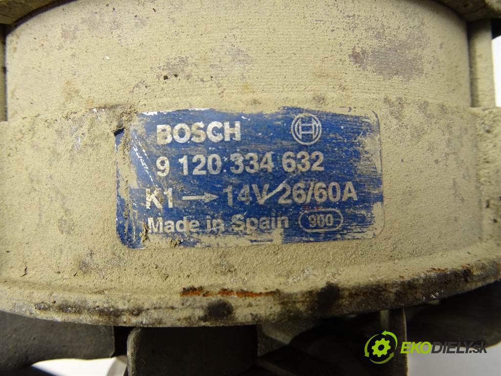 Nissan Terrano II  1993 101 kW 2.7TD 101KM 93-06 2700 Alternátor 9120334632 (Alternátory)