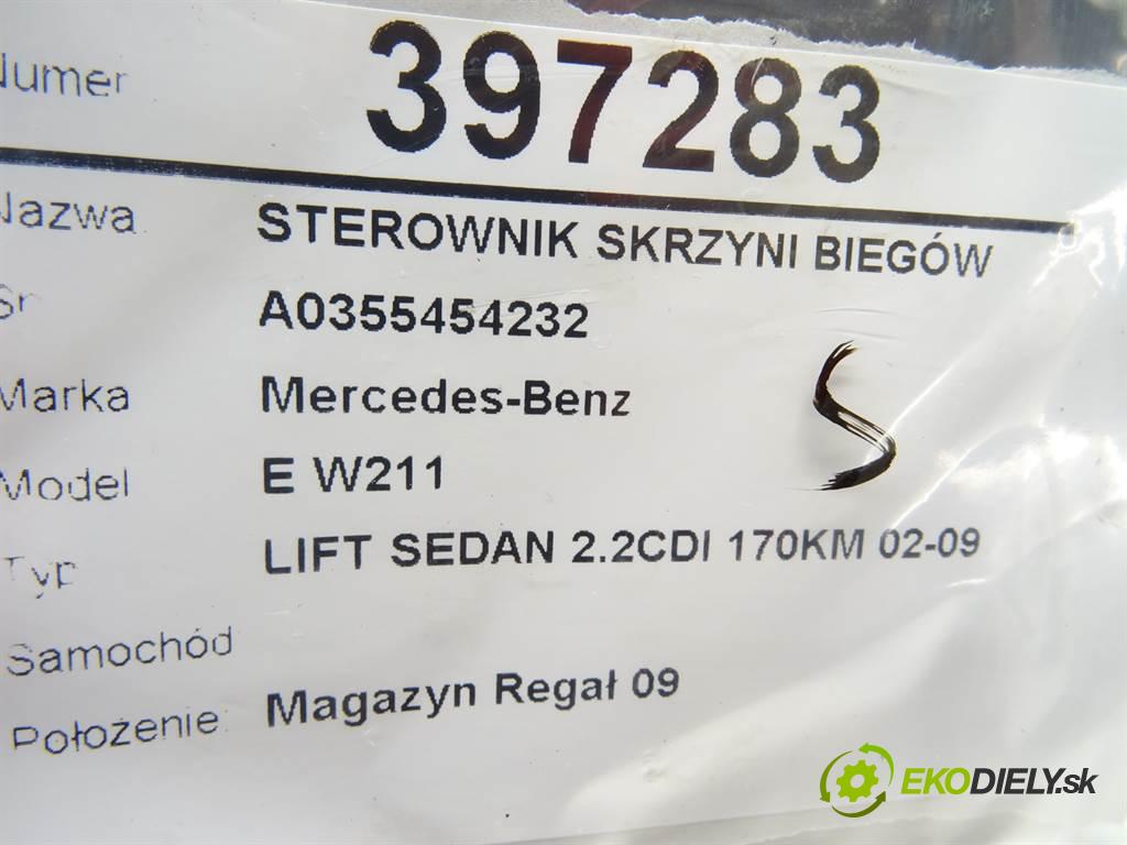 Mercedes-Benz E W211    LIFT SEDAN 2.2CDI 170KM 02-09  Riadiaca jednotka prevodovky A0355454232 (Riadiace jednotky prevodovky)