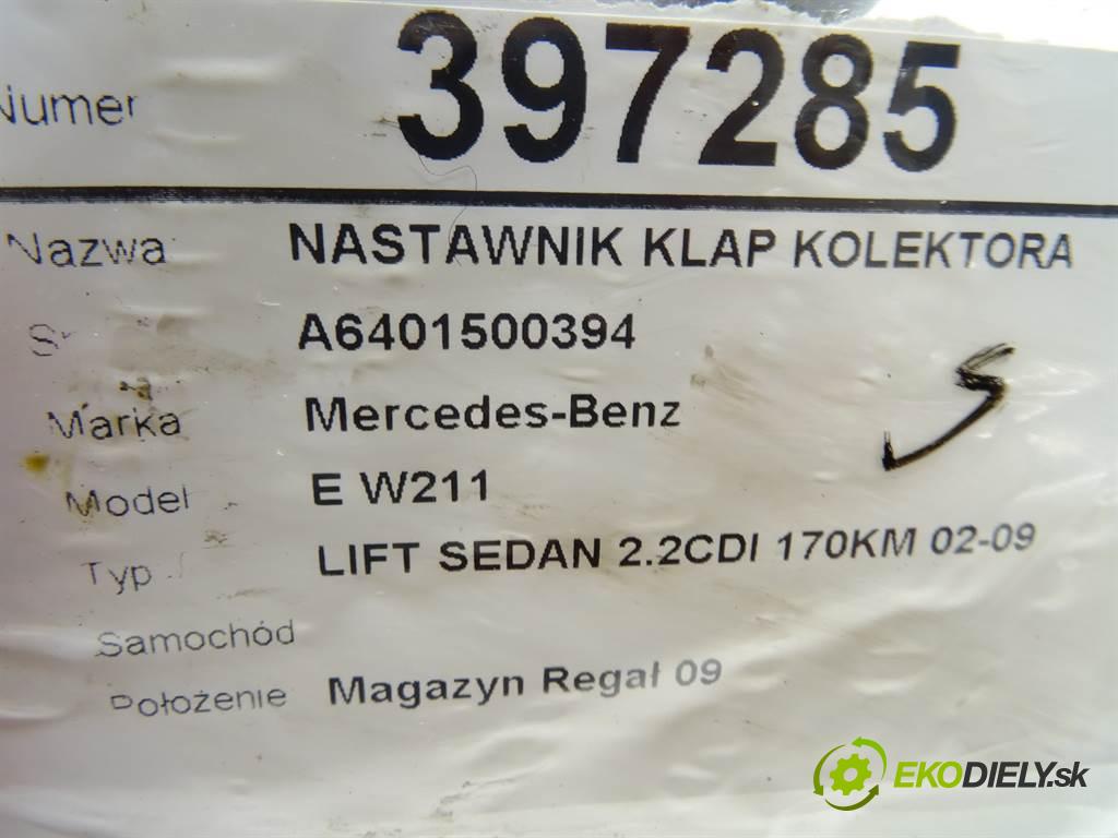 Mercedes-Benz E W211    LIFT SEDAN 2.2CDI 170KM 02-09  Nastavovač zvod, potrubie A6401500394 (Ostatné)