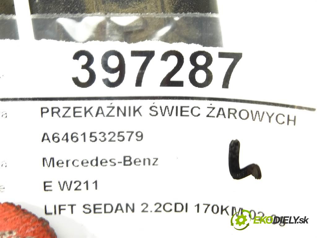 Mercedes-Benz E W211    LIFT SEDAN 2.2CDI 170KM 02-09  relé sviečok žhavenia A6461532579 (Relé)