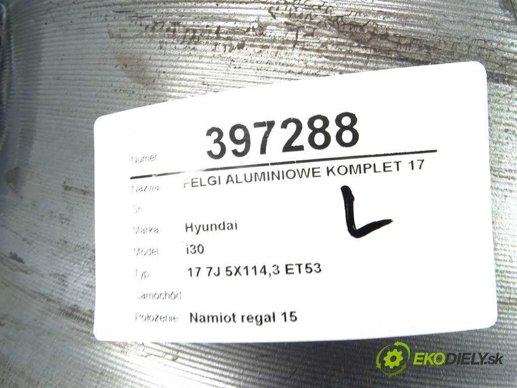 Hyundai i30    17 7J 5X114,3 ET53  disky hliníkové 17  (Hliníkové)