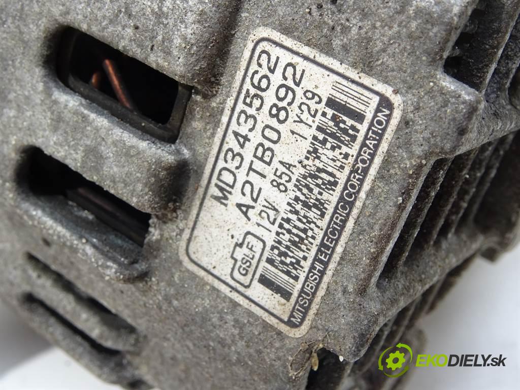 Mitsubishi Pajero Pinin  2002  1.8B 114KM 98-07 1800 Alternátor MD343562 (Alternátory)