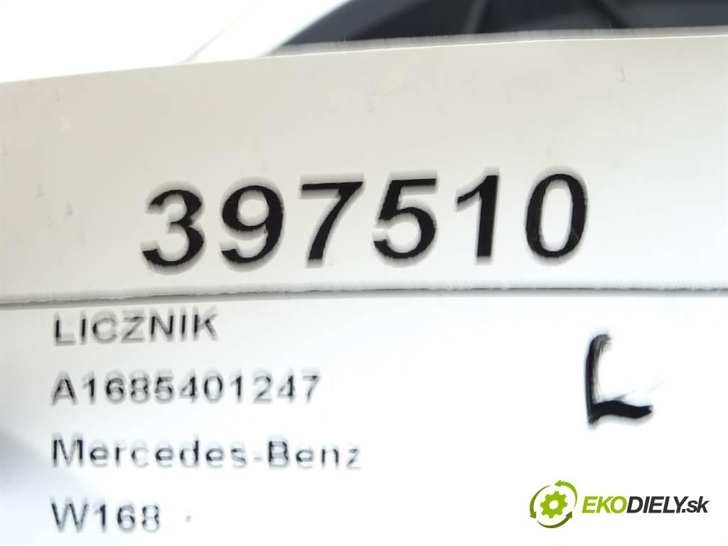 Mercedes-Benz W168    1.7CDI  Prístrojovka A1685401247 (Prístrojové dosky, displeje)