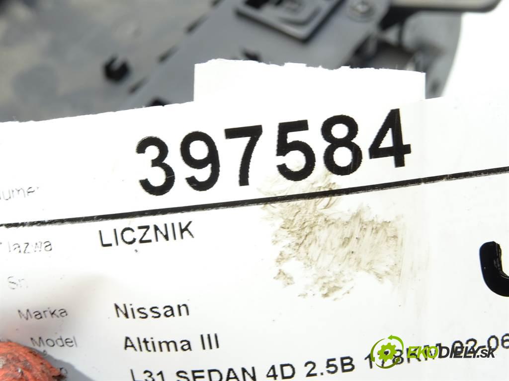Nissan Altima III  2006 128 kW L31 SEDAN 4D 2.5B 178KM 02-06 2500 Prístrojovka 24810ZD81C (Prístrojové dosky, displeje)