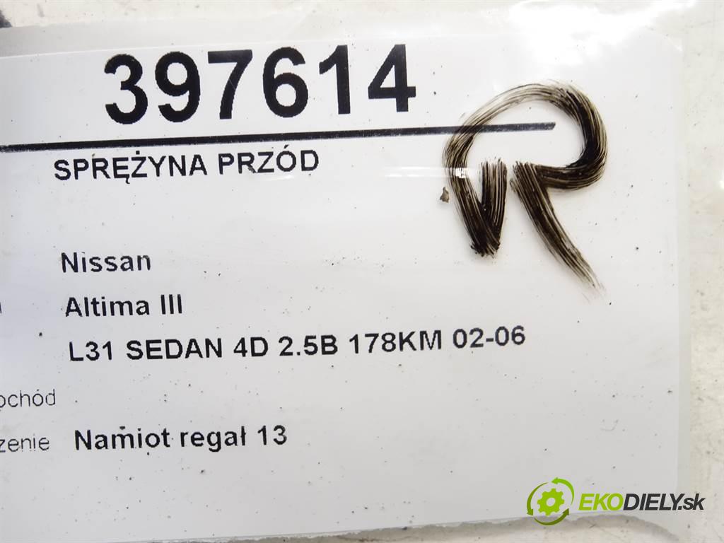 Nissan Altima III    L31 SEDAN 4D 2.5B 178KM 02-06  Pružina predný  (Ostatné)