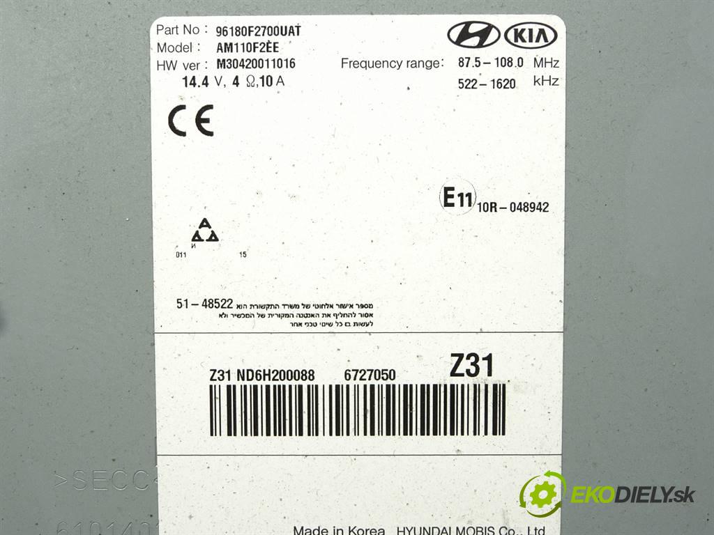 Hyundai Elantra VI  2017 93,8 SEDAN 4D 1.6B 128KM 15-20 1600 RADIO 96180F2700 (Audio zariadenia)