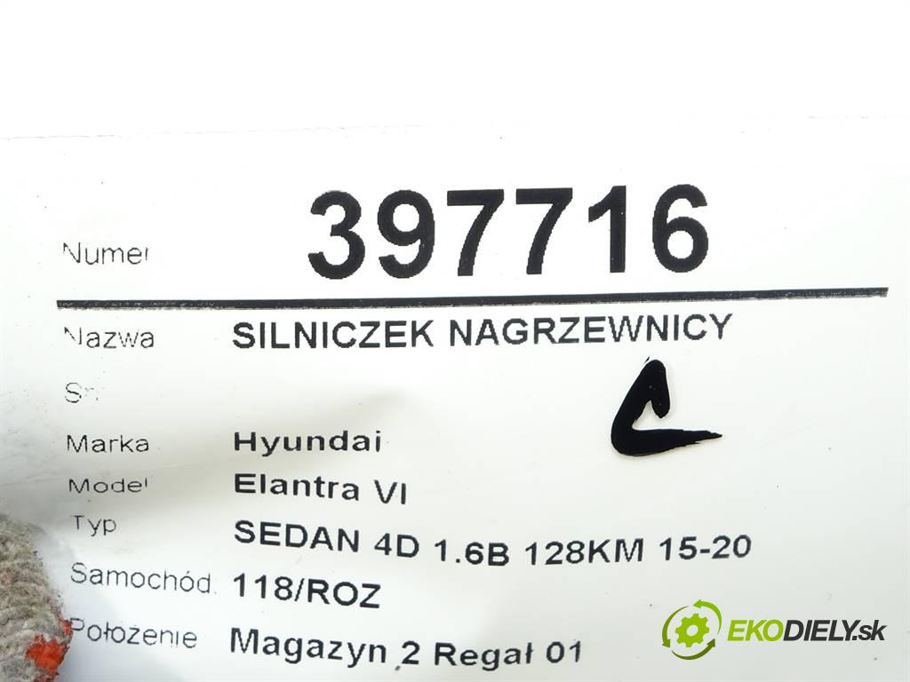 Hyundai Elantra VI  2017 93,8 SEDAN 4D 1.6B 128KM 15-20 1600 Motorček kúrenia EA1F0-EDFAC02 (Motorčeky kúrenia)