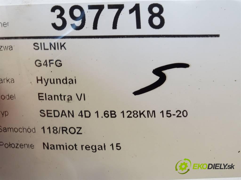Hyundai Elantra VI  2017 93,8 SEDAN 4D 1.6B 128KM 15-20 1600 Motor G4FG (Motory (kompletné))